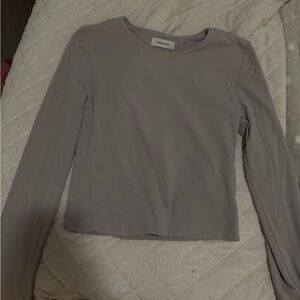 Gray Aritzia Babaton Top